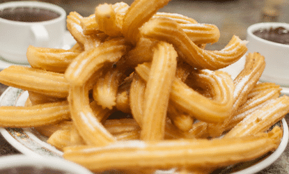 Churros finos o de "patata" fritos en aceite de girasol alto oleico
Hechos con la mejor harina